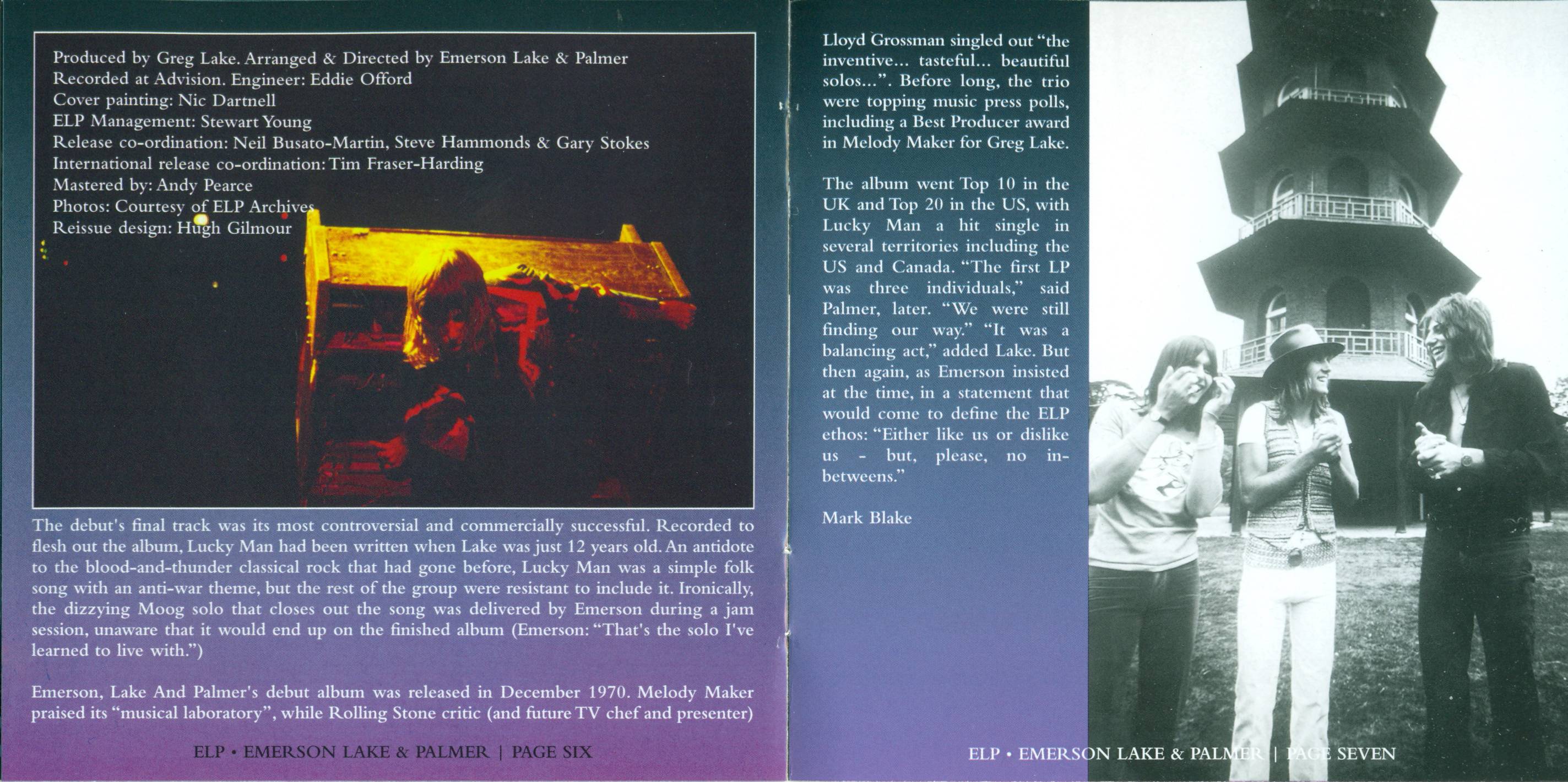 Emerson, Lake and Palmer Emerson Lake and Palmer [Booklet04 d]
